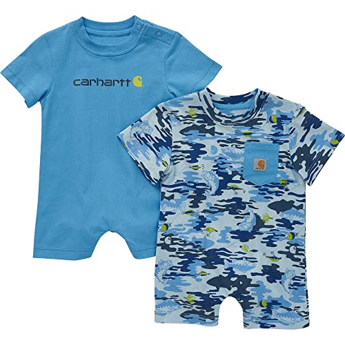 Image of Carhartt Baby Boys' Short-Sleeve 2-Piece Romper Set