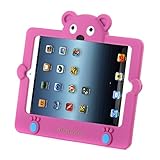Afranker iPad Mini Silicone Soft Portable Lightweight Kids Proof Shock Proof Drop Proof Case for iPad Mini & iPad Mini 2 Pink