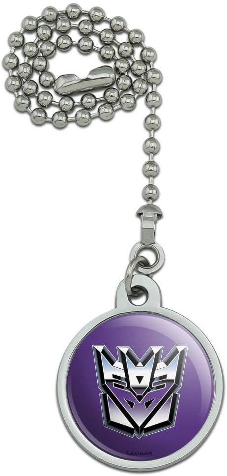 GRAPHICS & MORE Transformers Decepticon Symbol Retro Ceiling Fan and Light Pull Chain