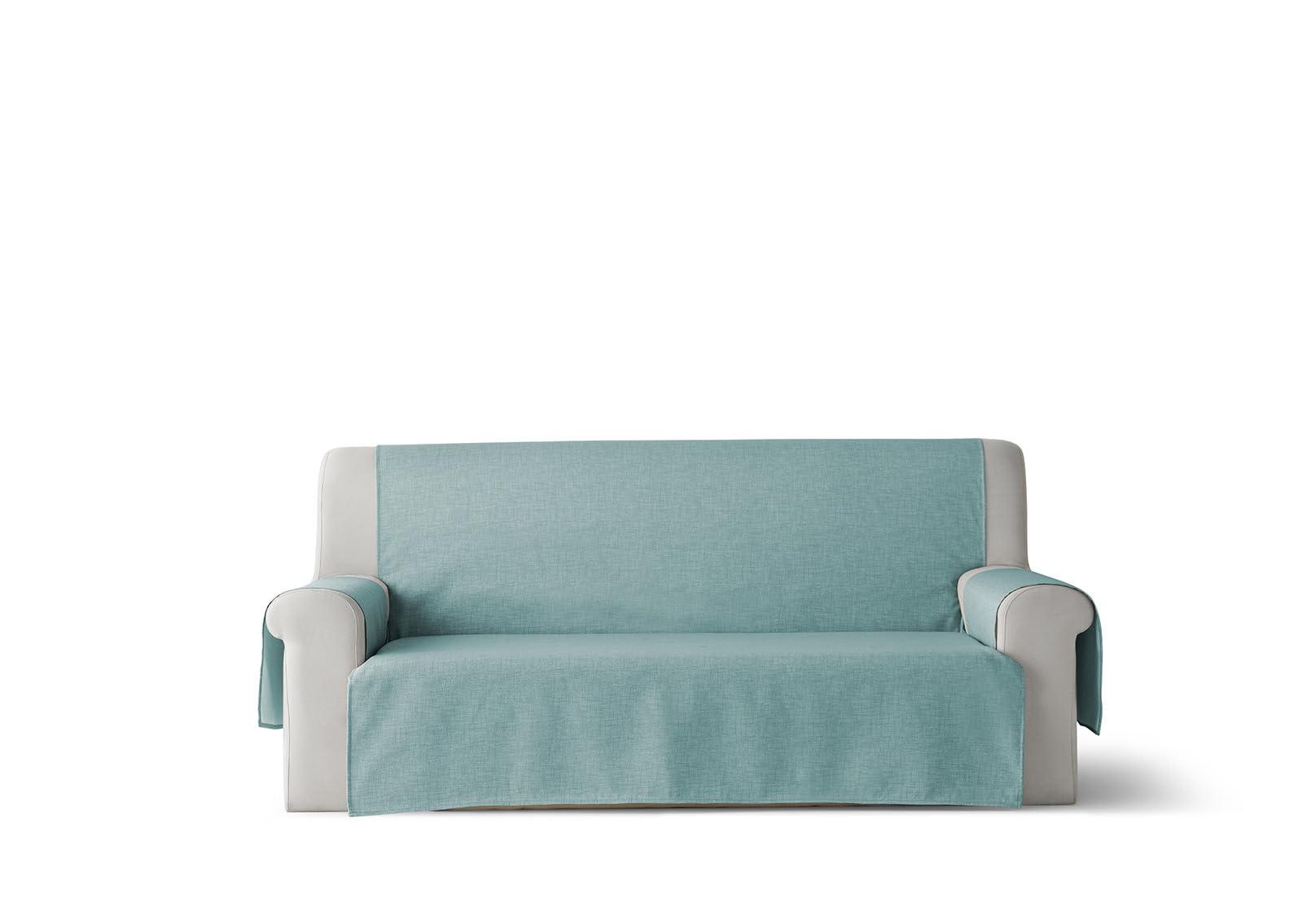 GAMUSI Funda Sofa Impermeable Antimanchas 2 plazas, Cubre Sofa 2 plazas, Color Agua