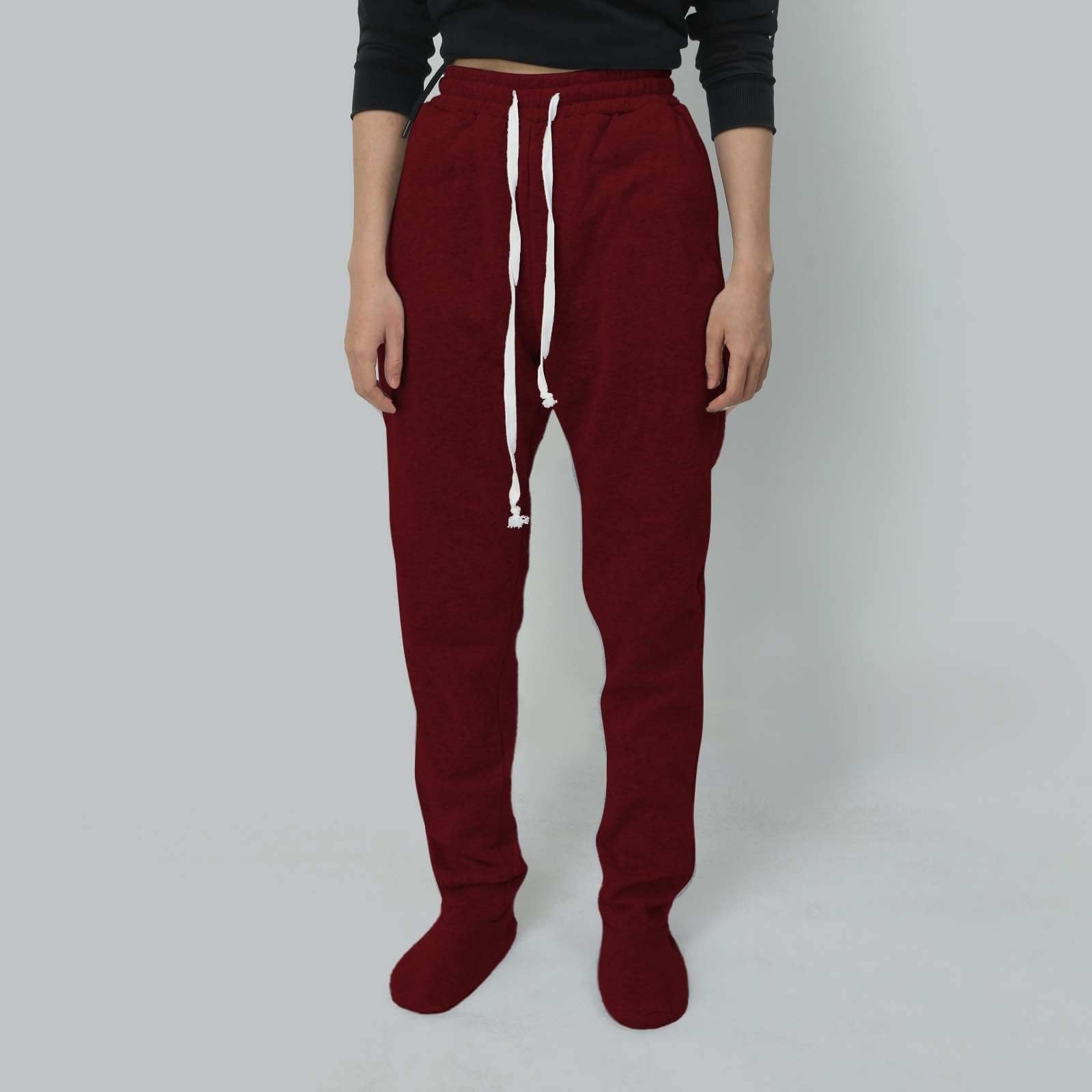 Jogginghose Damen Warme Sporthose Frauen Thermohose Freizeithose Trainingshose Elastischem Bund Kordelzug Sweatpants Bequeme Winterhose Thermo Yogahose Fitness Hosen High Waist Laufhosen