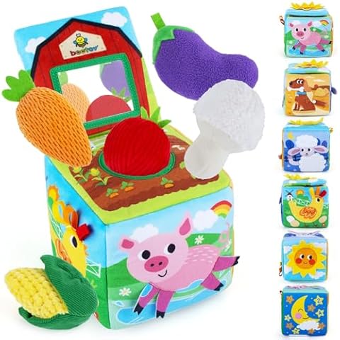 beetoy Sensory Tissue Box Toy (Animal) Cover