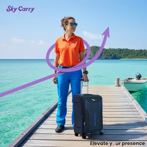 Image of Arrow Soft Set-2 Anti Theft Soft Sided Trolley for Travelling