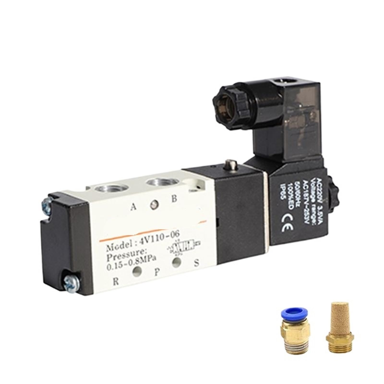 Électrovanne pneumatique AC 220V contre les fuites d'air comprimé