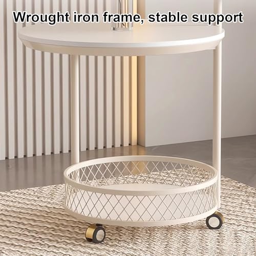 Table basse portable multicouche meuble de rangement petit espace pour balcon et intérieur
