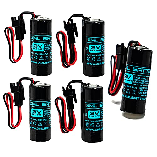 XML Battery (5 Pack) 3v 2400mAh 17430 37858 Lithium Flush 2 FDK CR8.LHC Toto THP3053 CR8-LHC