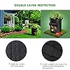 Cavisoo 5-Pack 10 Gallon Potato Grow Bags, Garden Planting Bag with Reinforced Handle, Thickened Nonwoven Fabric Pots for Tomato, Vegetable and Fruits #3