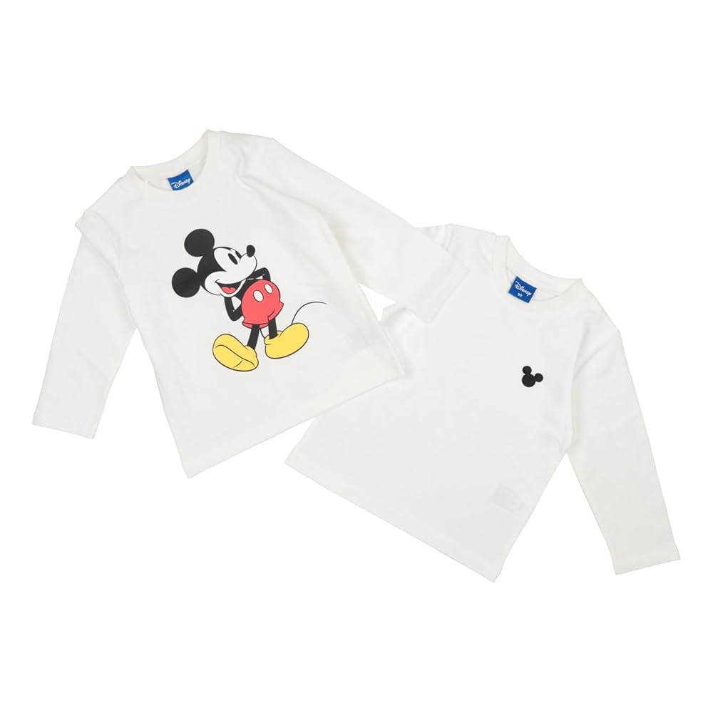 Amazon | 【Amazon.co.jp限定】ミッキー & ミニー 2枚組 長袖T
