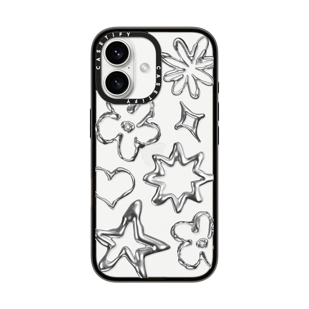 CASSETIFY iPhone 16 Chrome Doodles ケース CASSETIFY iPhone 16 Chrome Doodles ケース