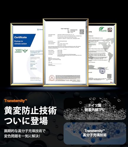 【究極の透明度・黄ばみ知らずの革新技術！】 TORRAS iPhone 15 用 ケース 透明 耐衝撃 黄変防止 衝撃吸収 指紋防止 ワイヤレス充電対応 レンズ保護 ボタン付属 6.1 インチ アイフォン 15 用「Diamond Clear」 クリア