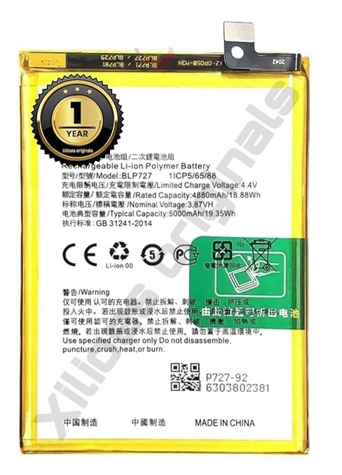 Image of BLP727 Battery for Oppo A5-2020 / A9-2020 CPH1931, CPH1959, CPH1937, CPH1939 (5000mAh) Battery with 1 Year Warranty***** (R309)
