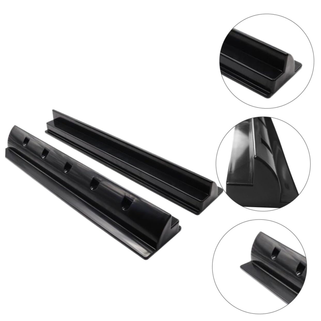 Gatuida Solare Caldo Supporto a Pezzi e Abs 2 Nero Pannello Umidità Resistente Freddo Installazione Flessibile Barca e Tetto