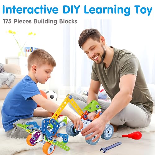 Image of 11 in 1 STEM Kits Building Toys for Kids Ages 4-8 5-7, Stem Toys for 4 5 6 7 8 Year Old Boy Birthday Gift, Educational Construction Set for Boys 4-6 6-8 5-8, Creative Learning Engineering Game