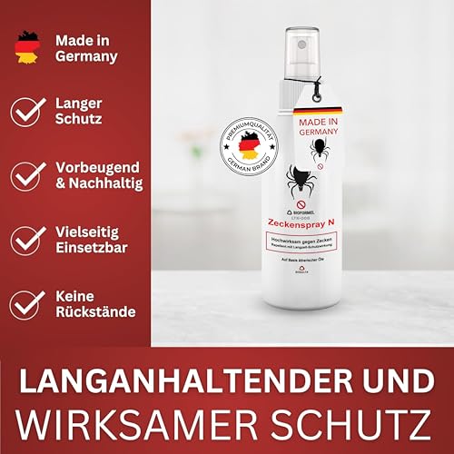 BIODELTA Zeckenspray - Zecken effektiv bekämpfen - Anti-Zecken-Spray für Outdoor-Aktivitäten - Zeckenschutz Spray mit Langzeitschutz - Ideal für Wandern, Camping & Garten (500 ml) (39,90 Euro/L)
