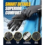 Winter Gloves Men Women Made with 3M Thinsalute, -20°F GEANI-TEX™ Waterproof Ski Gloves for Cold Weather, 5-Layer Thermal Snow Gloves, 10 Touchscreen Fingers Snowboard gloves for Cycling, Hiking - Image 5