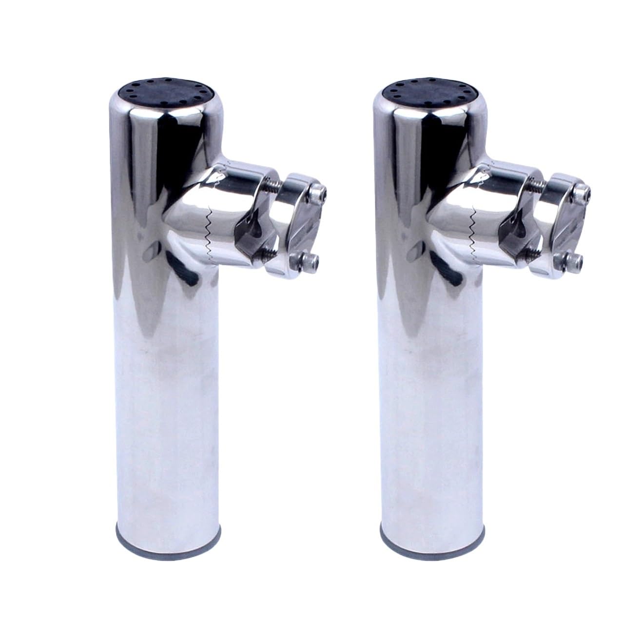 FALKIN 2X Akcesoria Do Łodzi Sprzęt Wędkarski Ze Stali Nierdzewnej Obrotowy Uchwyt Na Wędkę Z Zaciskiem Do Rury 22 MM-26 MM Z Wkładką