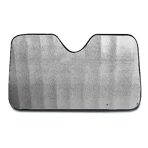 TIENDA EURASIA - Parasol Coche Delantero, Aluminio, Luna de Coche, Metalizado, Reflectante, Protección Rayos UV Parabrisas, Parasol Ventana Delantera, Coches, Furgonetas (Parasol 130x70cm)
