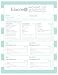 bloom daily planners Vacation Packing List + Daily Outfit Organizer - Tear Off Vacation Packing Planning Pad - 8.5" x 11"