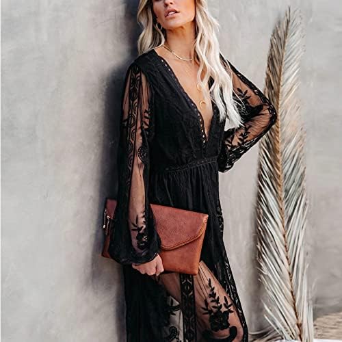 Vestido Blanco Zeflows Vestido Casual Sexy Con Cuello En V Para