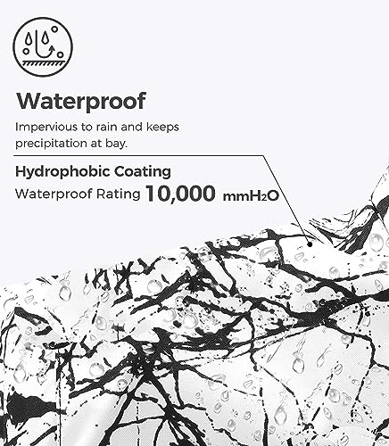 Image of Wantdo Women's Mountain Waterproof Ski Jacket Windproof Rain Jacket Winter Warm Hooded Coat
