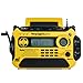 Kaito Voyager Pro KA600 Digital Solar Dynamo Crank Wind Up AM/FM/LW/SW & NOAA Weather Emergency Radio with Alert, RDS & Smart Phone Charger, Yellow