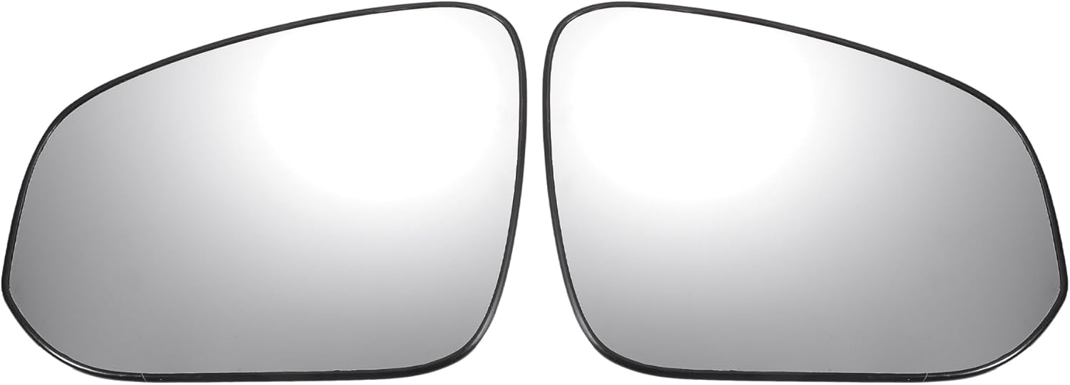 X AUTOHAUX Pair Car Rearview Left Right Side Mirror Glass Replacement W/Backing Plate Heated for Toyota RAV4 2013-2018 for Toyota 4Runner 2013-2017