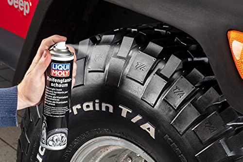 LIQUI MOLY Reifenglanzschaum | 400 ml | Autopflege | Lackpflege | Art.-Nr.: 1609 (Packung mit 2)