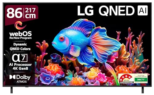 Image of LG 217 cm (86 Inches) QNED 8C Series 4K Ultra HD (3840 x 2160) Smart webOS QNED TV 86QNED8CA6A