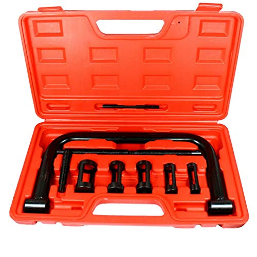 Valve Spring Compressor, Auto Compression Clamp Tool Service Kit for ATV, Car, Motorcycle,Small Engine Vehicle Equipment,Valve Spring Compressor ToolsAutomotive Tool C Clamp Service Set,10 Pcs