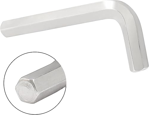 Miniatura 3 de Hitefu Llave hexagonal de 0.118 in, duradera en forma de L, cabeza hexagonal de repuesto para llave Allen pequeña, llave Allen métrica para reparar