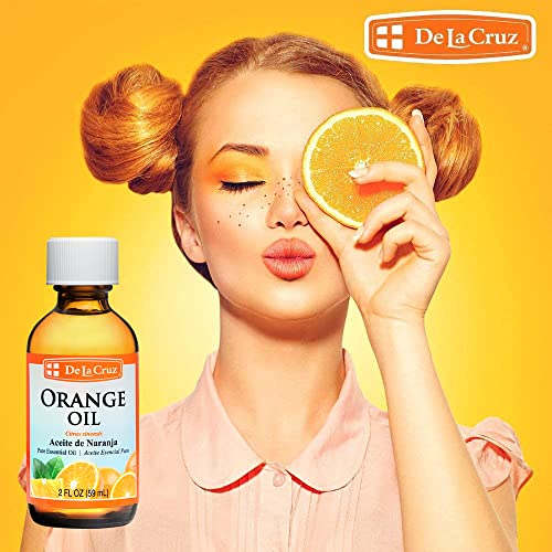 Aceite Esencial Puro de Naranja De La Cruz 2 Fl OZ miniatura 4