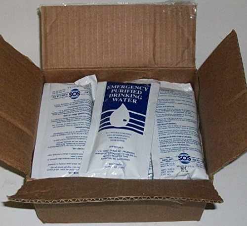 SOS Emergency Water Pouches Survival Kits (64 Pack)