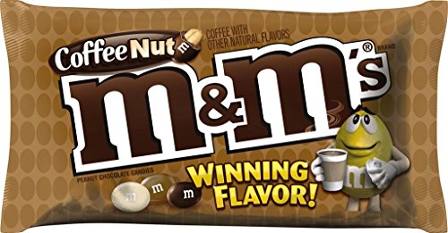 M&M'S Coffee Nut Peanut Chocolate Candy WINNING Flavor 10.20 Ounce Bag, Pack of 2