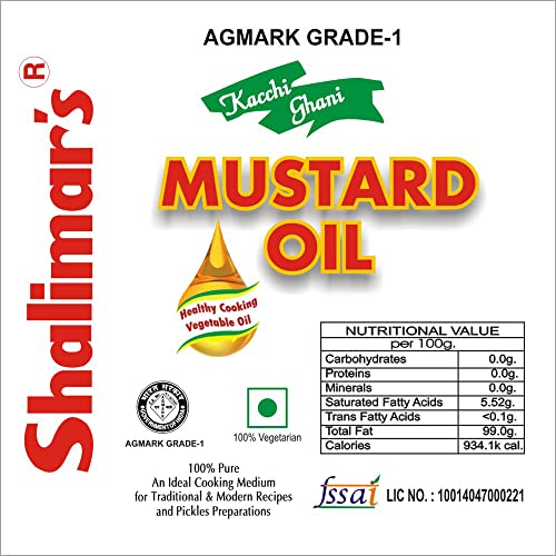 Image of SHALIMARS Mustard Oil 2 Ltr Jar