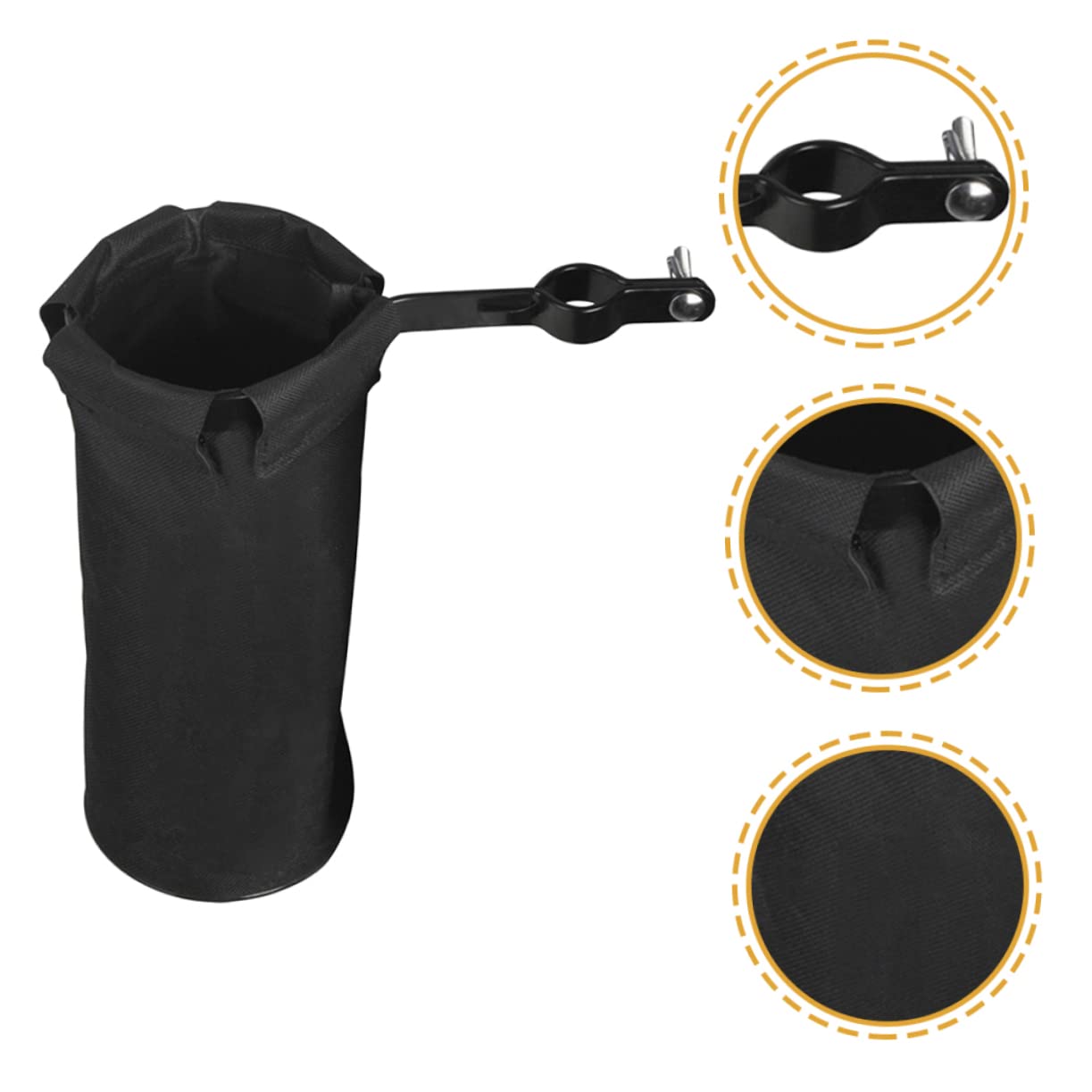 Milisten Drumstick Holder Alloy Frame Useful Drum Stick Storage Barrel Drumstick Container for Drum Set