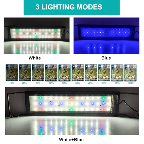 Discoball Aquarium Light for Fish Tanks, LED Lighting System, Underwater Illumination for Tanks (60cm) - Image 6