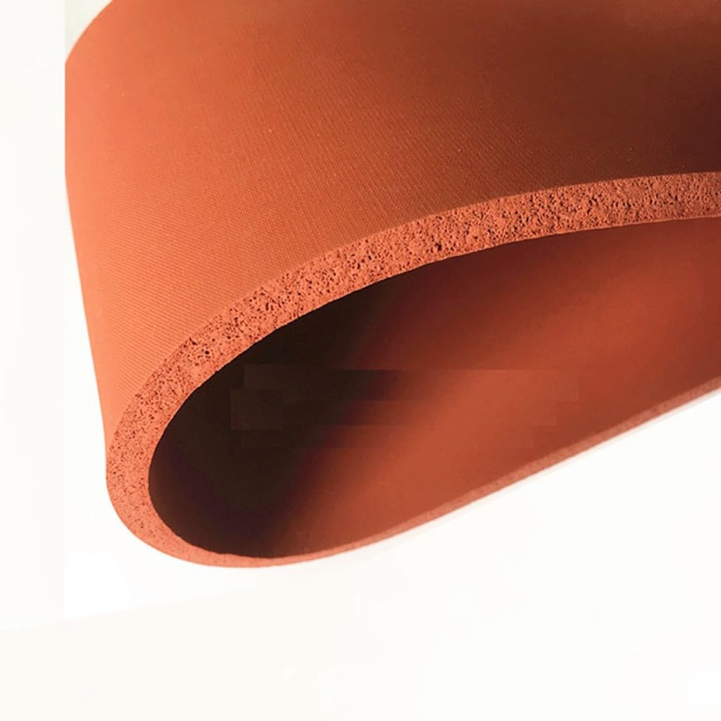 Podkładki silikonowe do laminatorów, Kwadratowy 500 x mm czerwony(2mm)