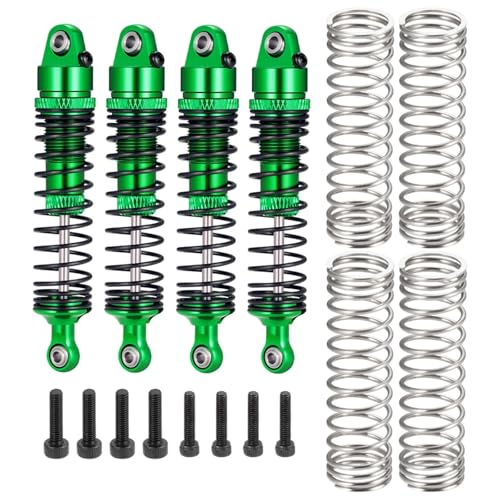 Compatible With ARRMA QUAKE For GROM 1/16 RC �g���b�N�A�b�v�O���[�h�p�[�c 4 �s�[�X/�Z�b�g�t�����g & ���A�A���~�����V���b�N�A�u�\�[�o�[�_���p�[ �p�[�c RC�J�[(Green)