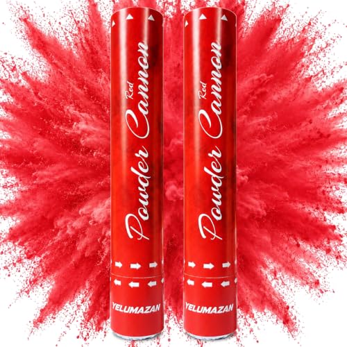 Red Powder Cannon Poppers & Colored Smoke Bombs 2-Pack