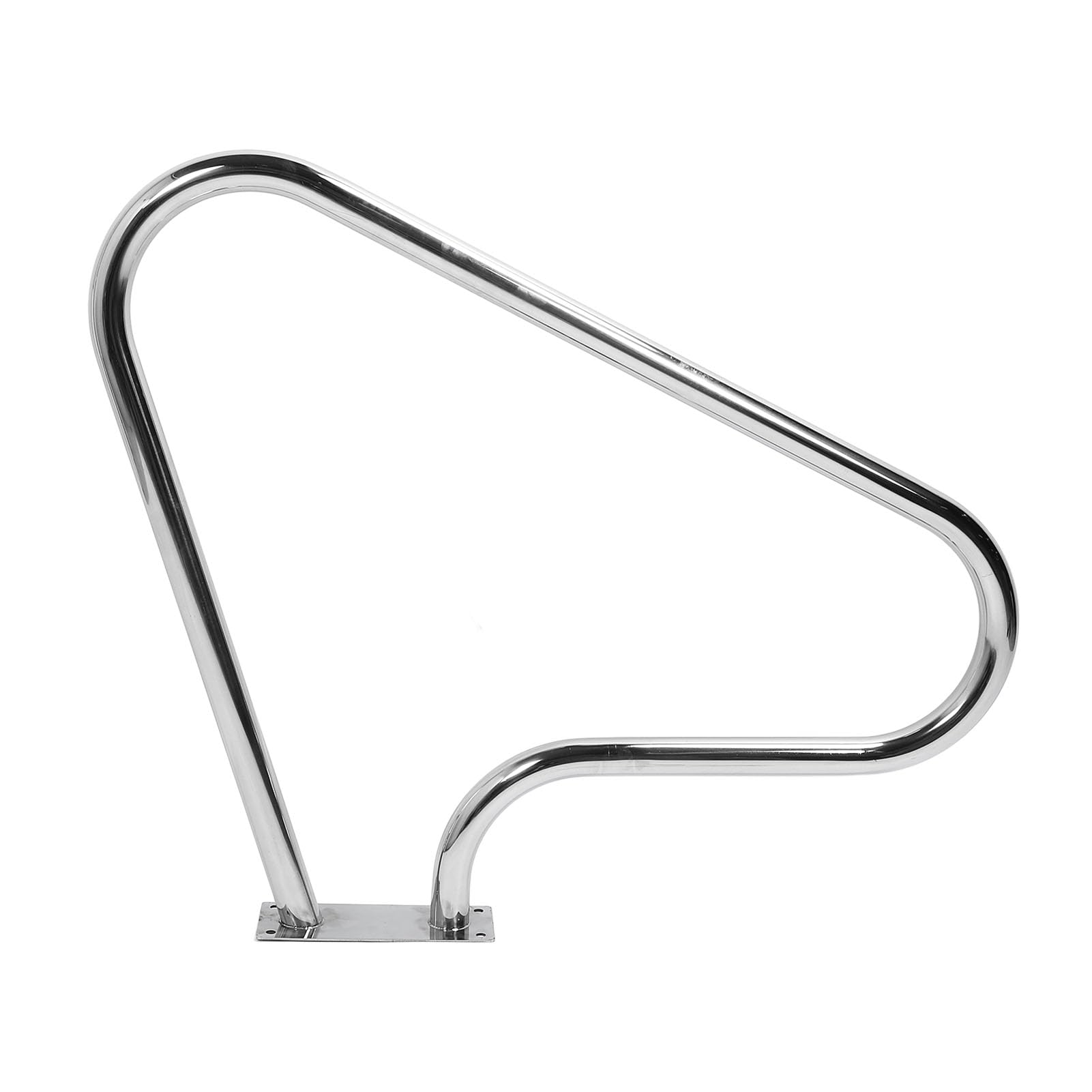 Barandilla para Piscina, Acero Inoxidable 304, para Piscina | Riel de piscina inoxidable con placa base de montaje rápido, para piscina, entrada de spa
