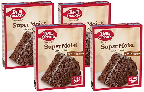 Image of Betty Crocker Favorites Super Moist Milk Chocolate Cake Mix, 13.25 oz. (Pack of 4)