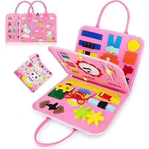 Brinquedos Montessori de tabuleiro ocupado para presentes de meni...