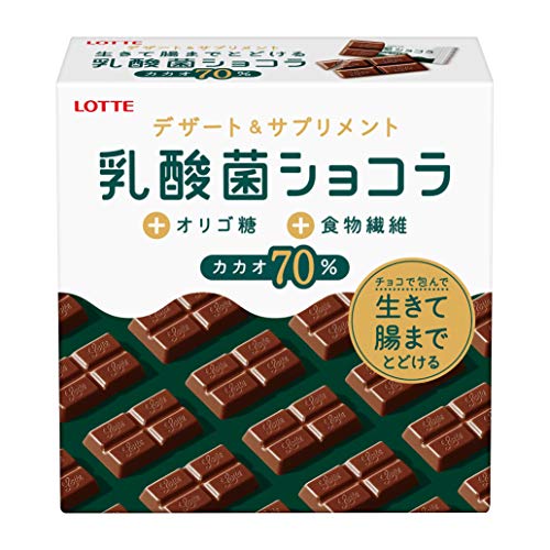 ロッテ 乳酸菌ショコラ カカオ70 48g ×6個