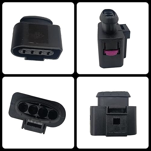 Miniatura 4 de Meyffon Kit de reparación de conector de bobina de encendido 6 uds. Cableado de enchufe Wherramienta para Audi VW reemplazar 4B0 973 724 4B0973724