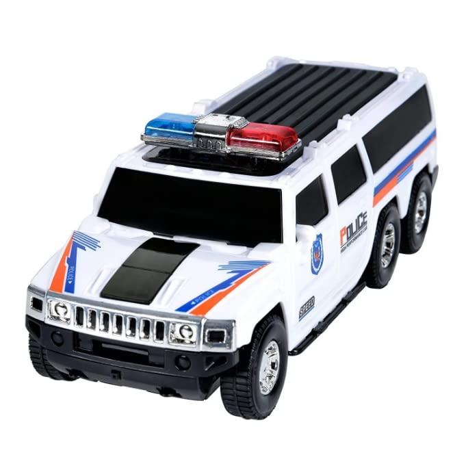 Buyline Police Car Toy For Kids With Light & Siren Sound 360 Degree Rotating Bump And Go Action For Boys & Girls|White (B0BQF69SPS) Amazon Price History, Amazon Price Tracker