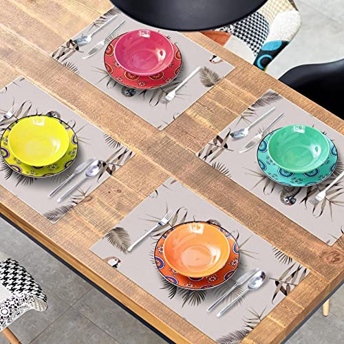 Set de table perroquet tropical anti-chaleur pour protéger votre table des taches - 8