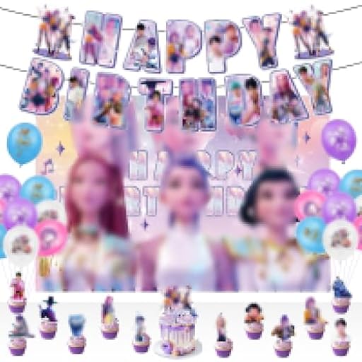 Decoración de Fiestas, Decoraciones Fiesta Cumpleaños, Globos de Dibujos Animados, Decoración Cumpleaños Huntrix, ios Pancarta de Feliz Cumpleaño, Regalo para Fans del Anime | Ya disponible en tu tienda friki favorita! En mundofriki.es! Decoración de Fiestas, Decoraciones Fiesta Cumpleaños, Globos de Dibujos Animados, Decoración Cumpleaños Huntrix, ios Pancarta de Feliz Cumpleaño, Regalo para Fans del Anime | Ya disponible en tu tienda friki favorita! En mundofriki.es!