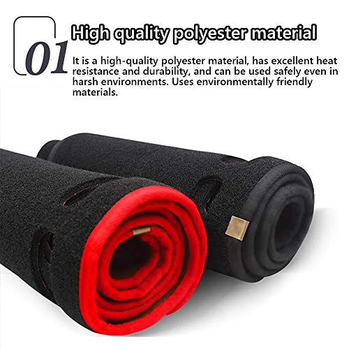 Great-luck Dashboard Cover Mat Custom Interior Accessories Dash Covers Reduces Glare Eliminates Cracking for Dodge Journey(2012 2013 2014 2015 2016 2017 2018 2019 2020)