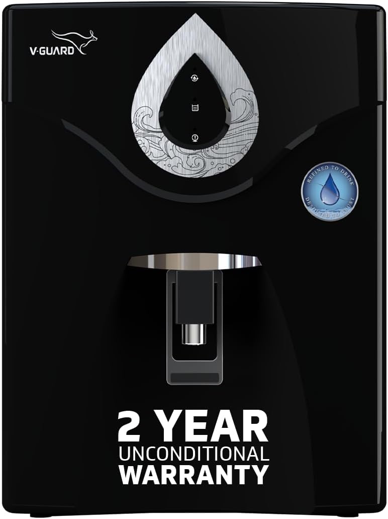 V-Guard Zenora 2X RO Water Purifier | 8 Stage RO+UV+UF+Mineral, 100% RO | 2-Year Unconditional Brand Warranty,2 Free Service & Pre-filter Replacement | BIS Certified, Save 60+ Water Glasses Daily | 7L