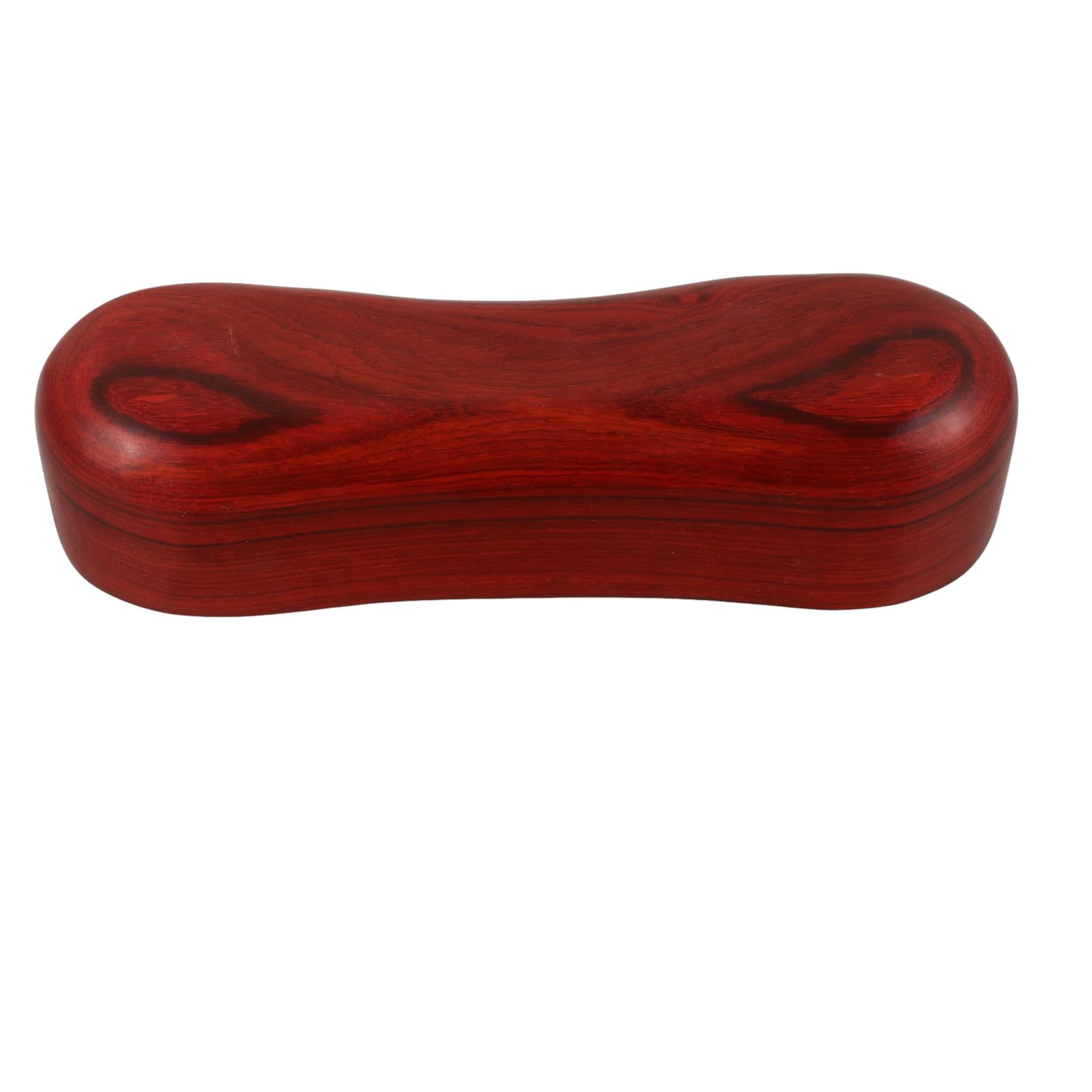 Oreiller en bois marron ergonomique pour massage du cou à domicile